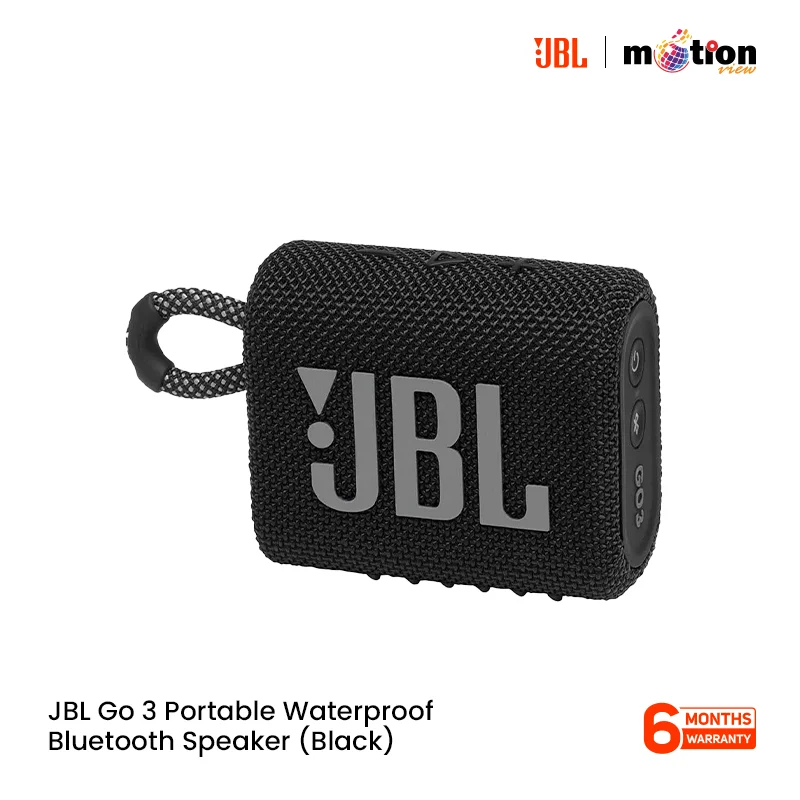 JBL Go 3 Portable Waterproof Bluetooth Speaker