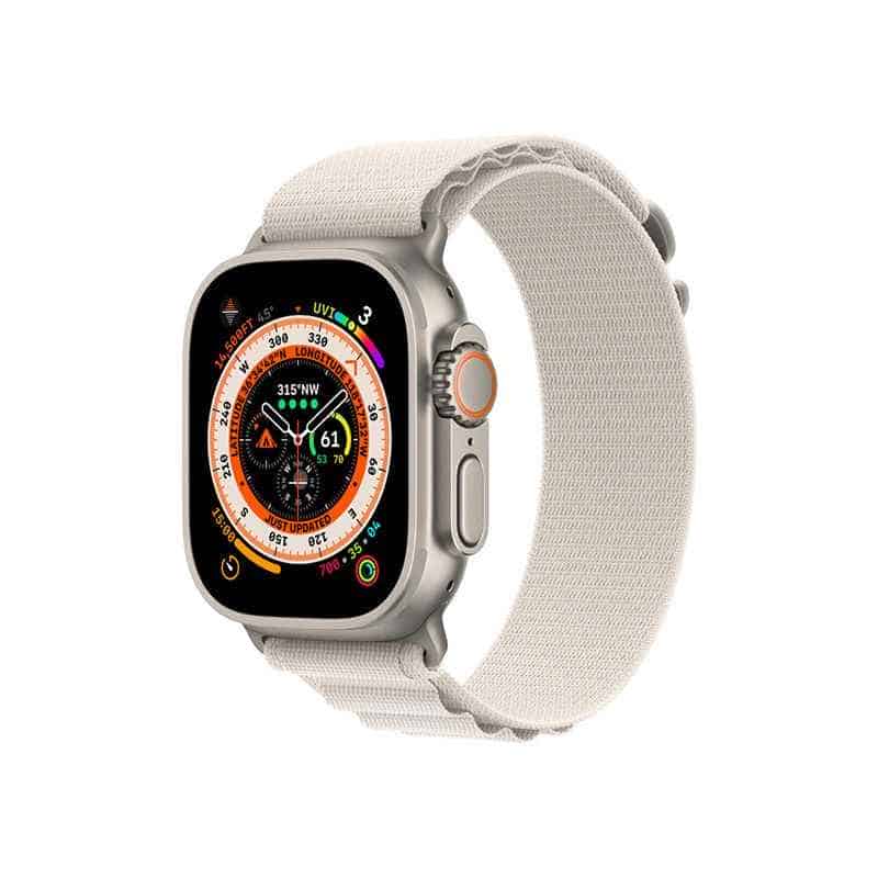 Apple Watch Ultra Titanium Case with Alpine Loop GPS + Cellular