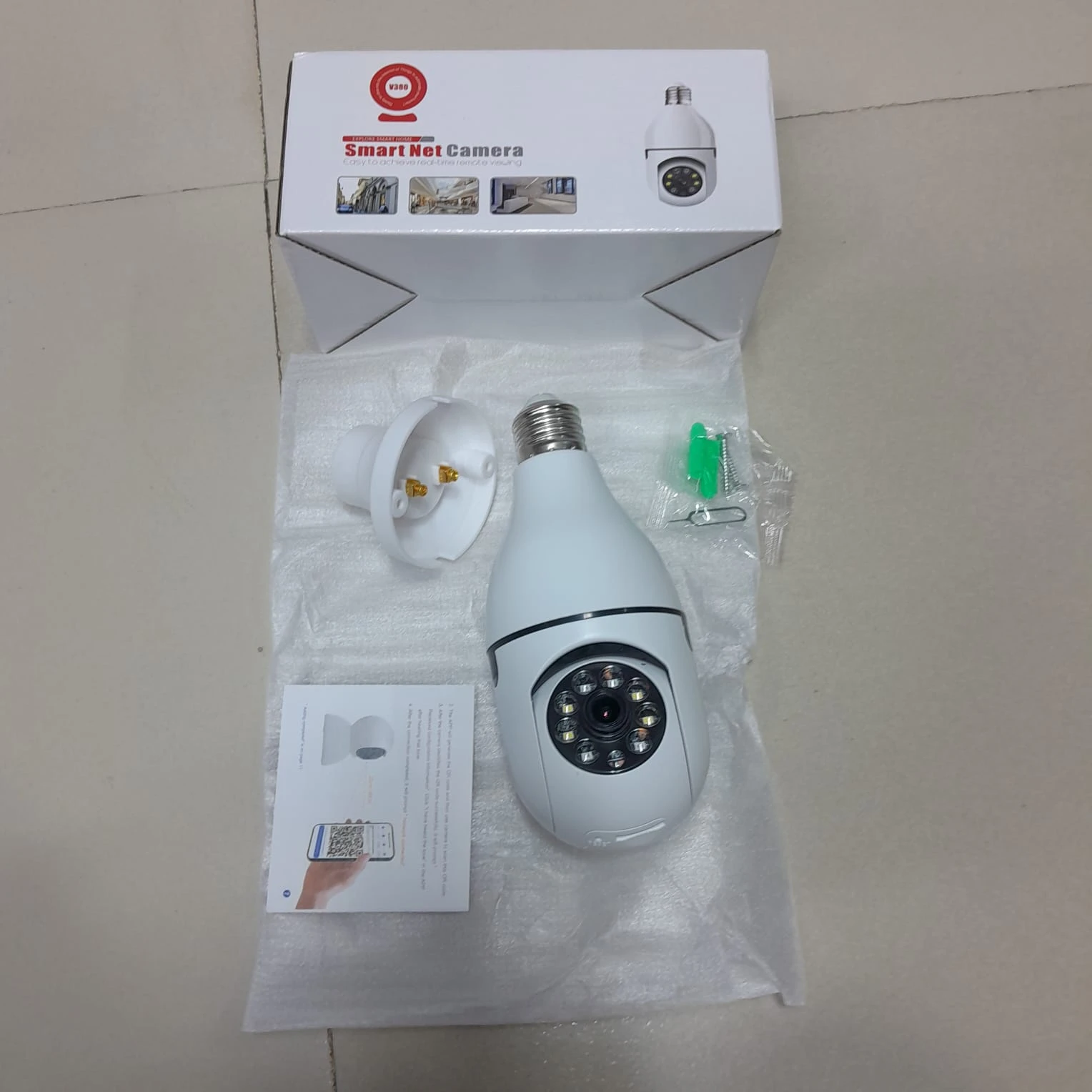 Smart 360° Rotated Security Camera HD 1080P with Two-way Audio, Motion Tracking, and Waterproof Design