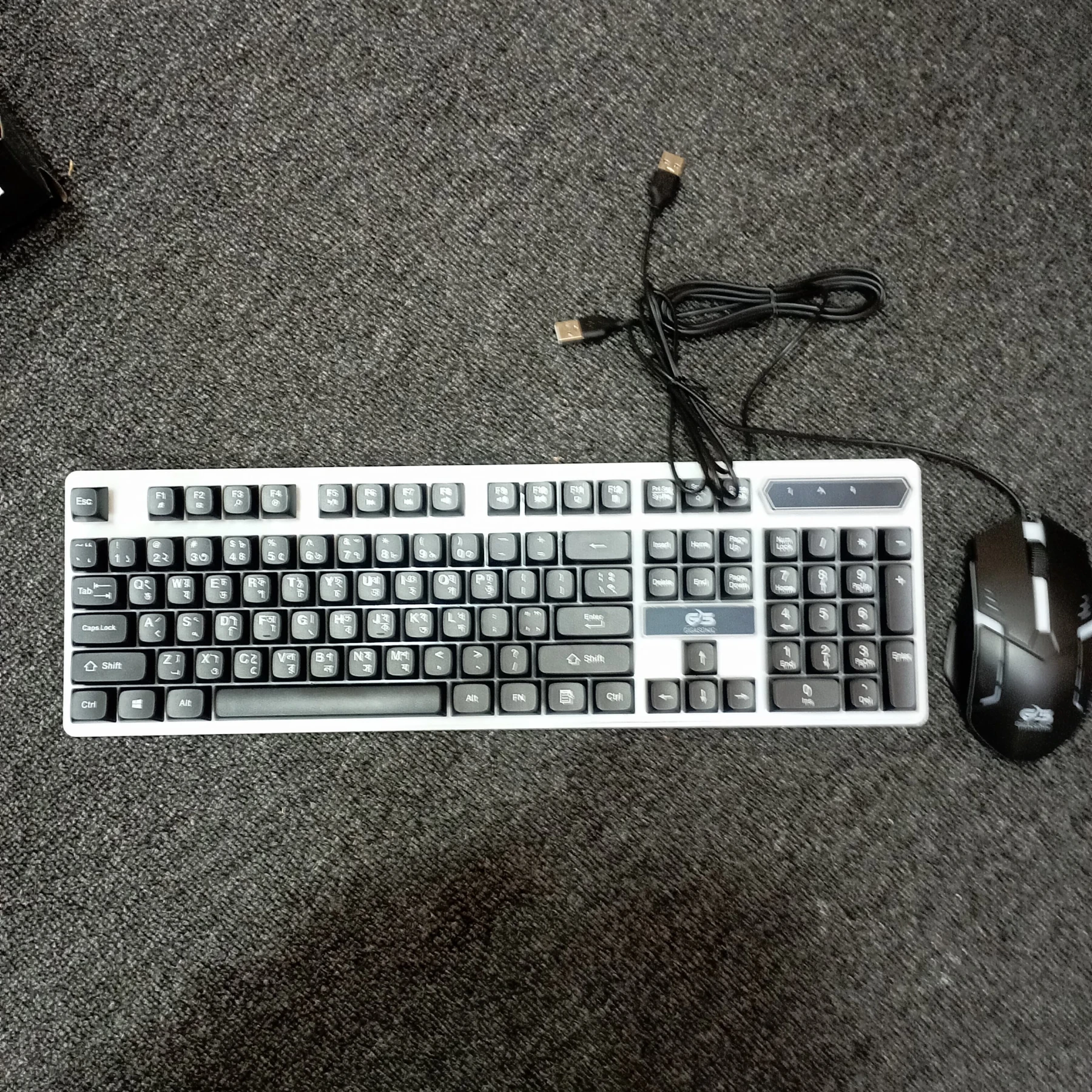 RGBB 699GS RGB usb Keyboard Mouse