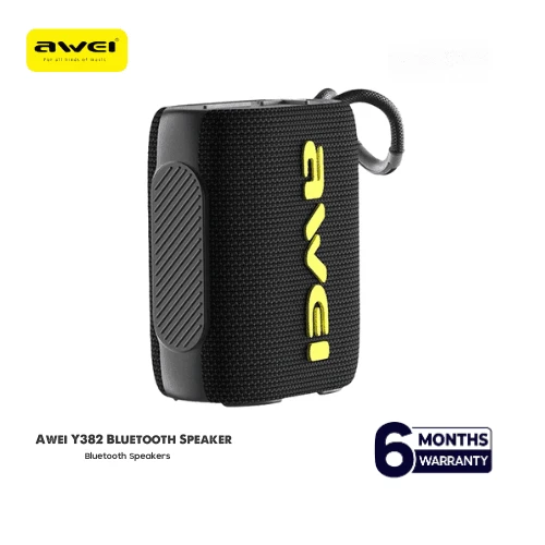 Awei Y382 Portable Bluetooth Speaker IPX7 Six month warrenty