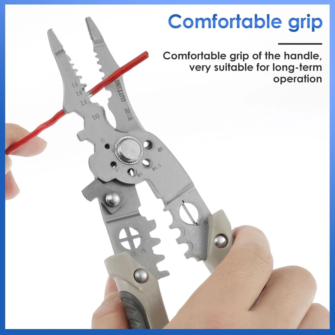 uosen multi-functional electrical special wire stripper wire stripper wire cutter wire cutter wire stripping leather wire stripper