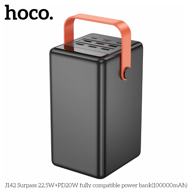 HOCO J142 22.5W+PD20W Fast Charging 1,00,000mAh Power House
