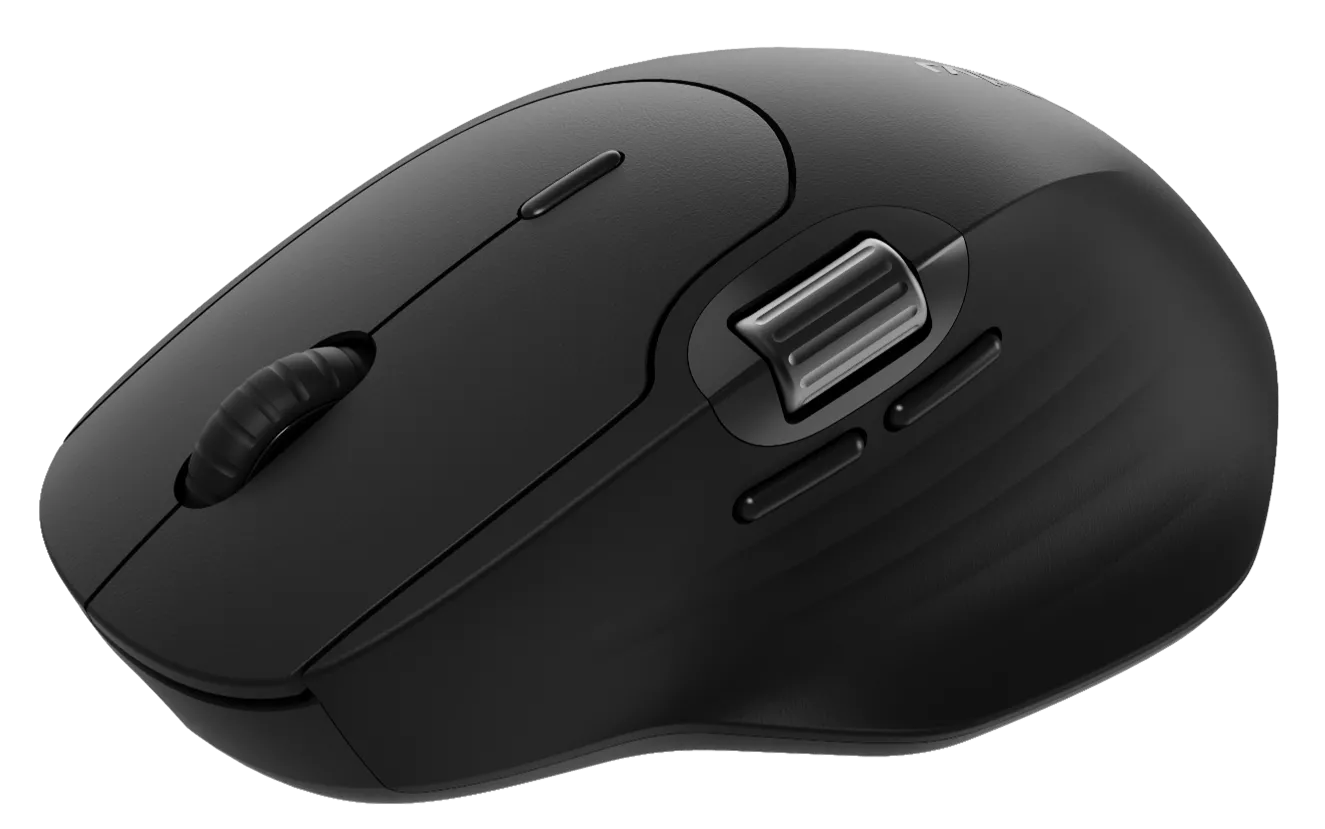 Rapoo MT560TM Multi-Mode Wireless Ergonomic Mouse – Black