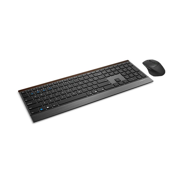 Rapoo 9500M Multi-Mode Wireless Keyboard & Mouse Combo – Black