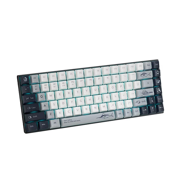 Rapoo MT510PRO Multi-Mode Mechanical Backlit Keyboard – White Blue
