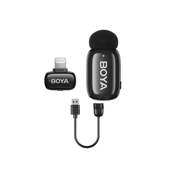 BOYA mini-16 The World's Tiniest Wireless Microphone (1RX, 1TX) for IOS Device's