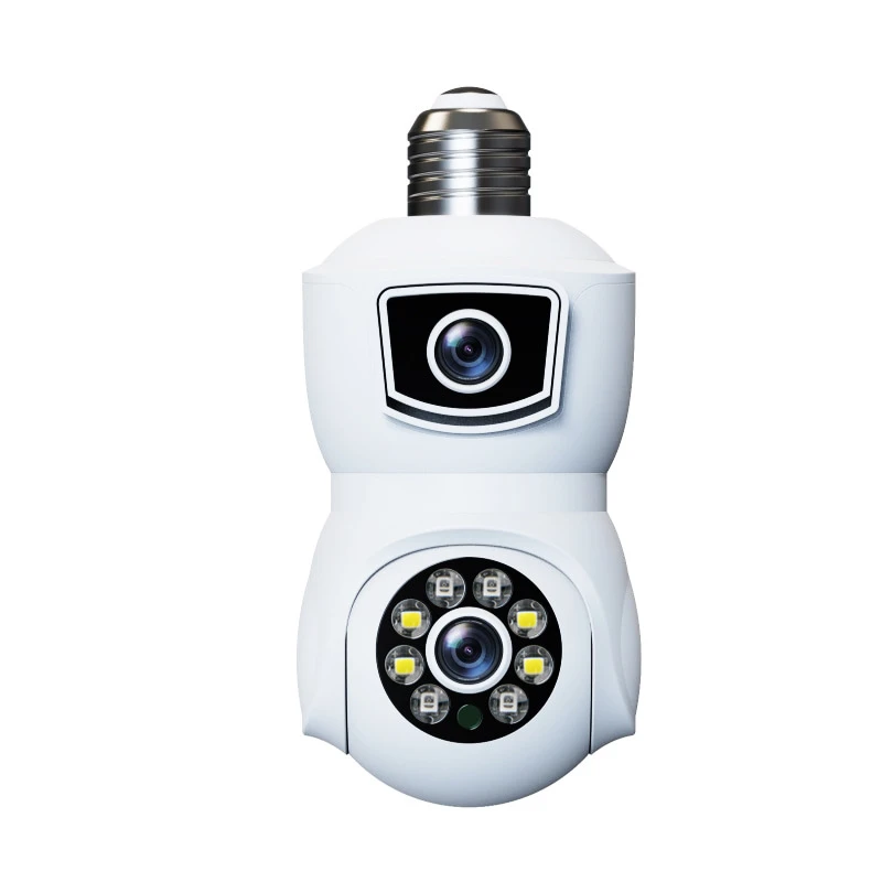 V380 E9 Dual Lens Bulb PTZ IP Camera.