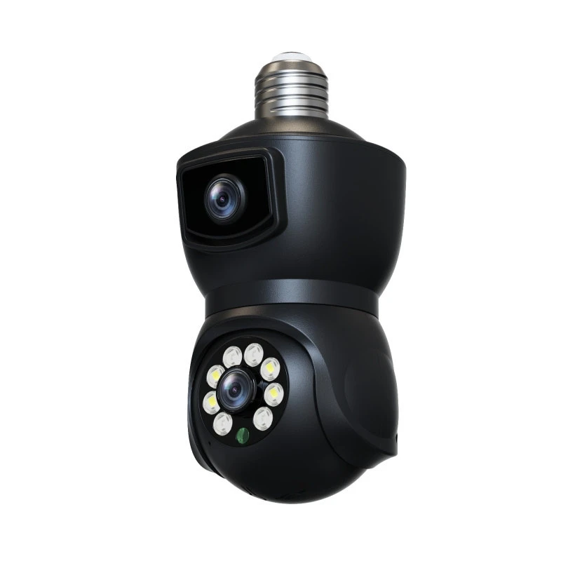 V380 E9 Dual Lens Bulb PTZ IP Camera.