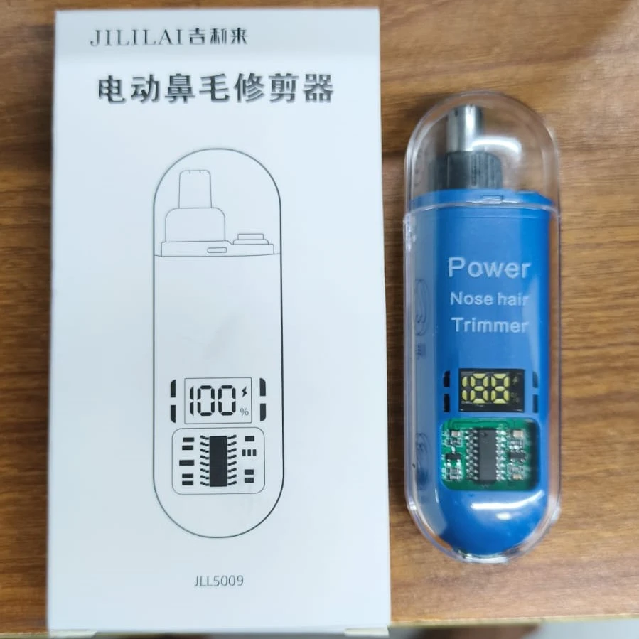 Electric Nose Hair Trimmer (Rechargeable Stainless Steel Nose Trimmer)