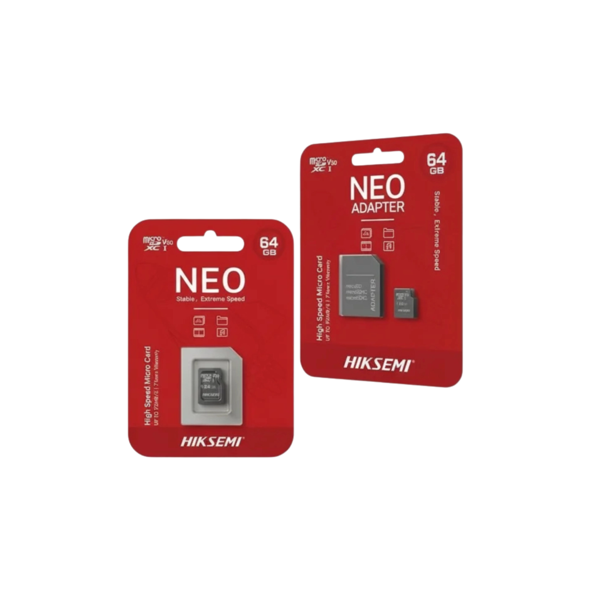 HIKSEMI NEO TF C1 64GB MicroSD Card (With Adapter)