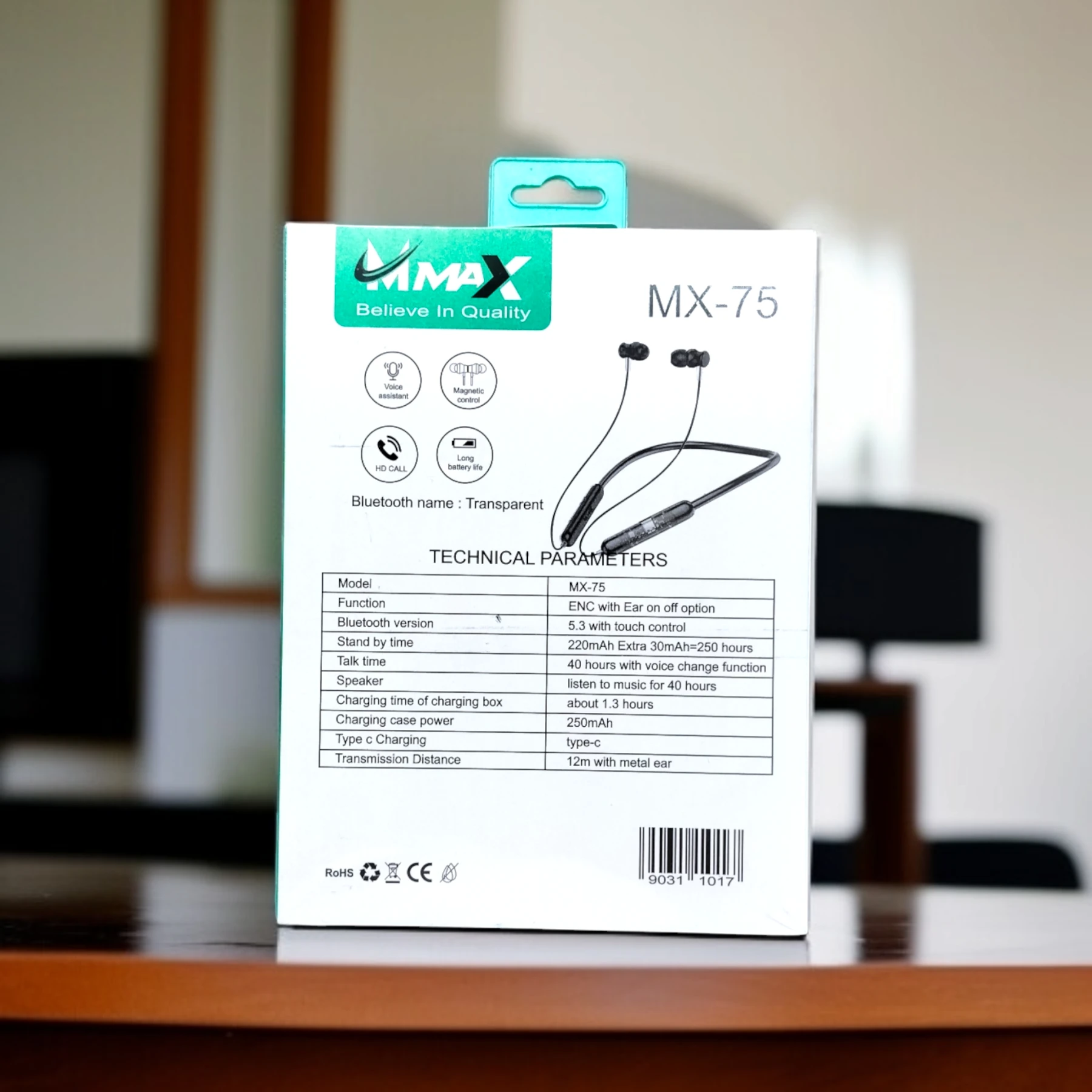 MX-75 Wireless Earphone
