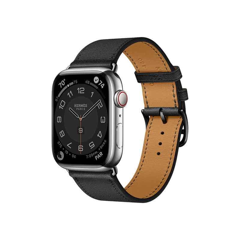 Apple Watch Series 8 Hermès Silver Stainless Steel Case with Single Tour GPS+Cellular