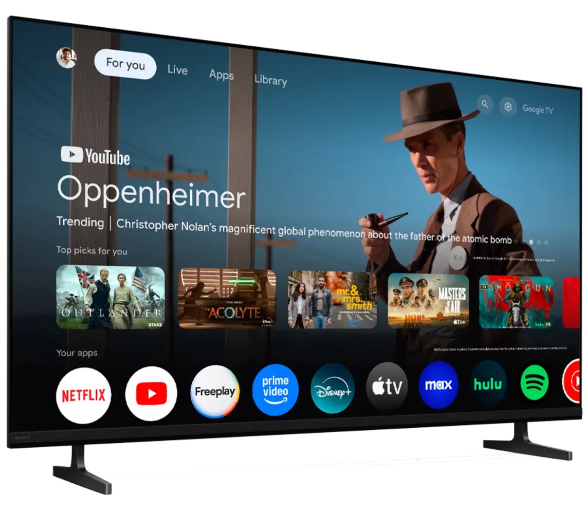 Sony Bravia 2, 55 Inch 4K Smart LED TV, K-55S20M2