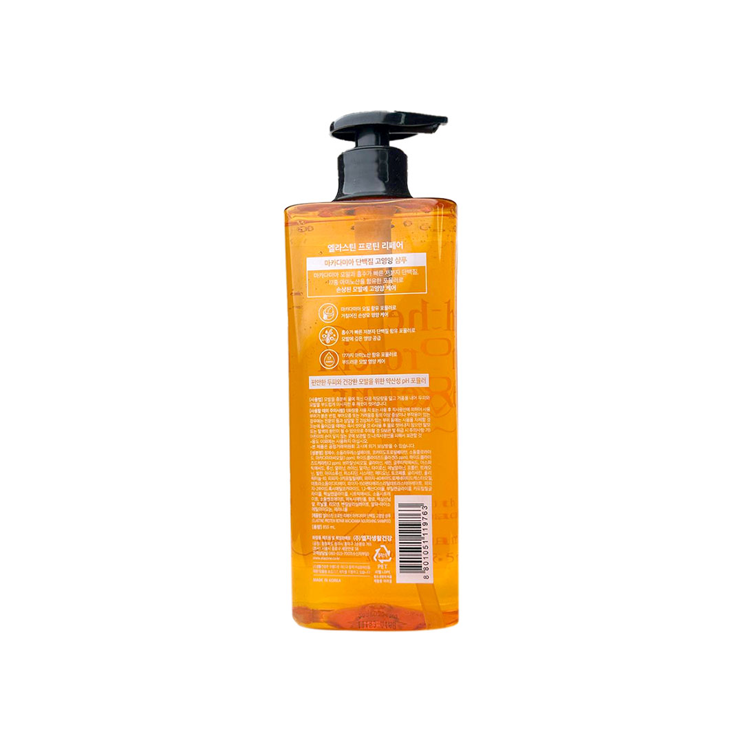 Elastine The Protein Repair With Macadamia Oil Damage Care Shampoo 855 ml