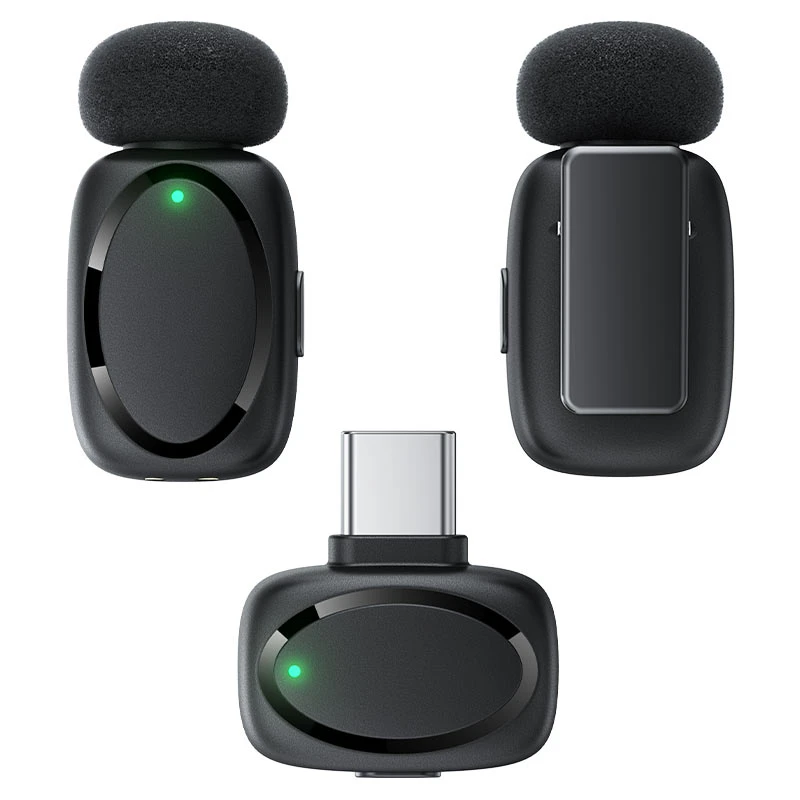 Acefast R2 Wireless Lavalier Microphone – Dual Mic