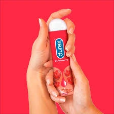 Durex Lube Strawberry Flavoured Lubricant Gel for Men & Women 100ml (Made In Thailand)