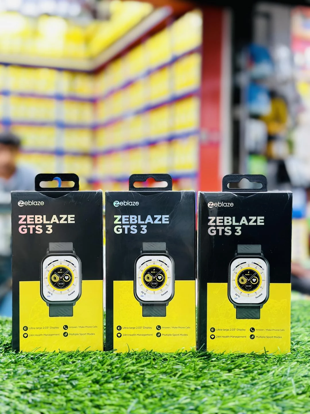 Zeblaze GTS 3 Calling Smartwatch (Black)
