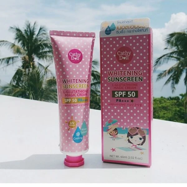 Cathy Doll SPF50 PA+++ Whitening Sunscreen Cream 60ml
