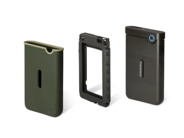 Transcend 1TB StoreJet 25M3S Portable (HDD) Military Green Slim