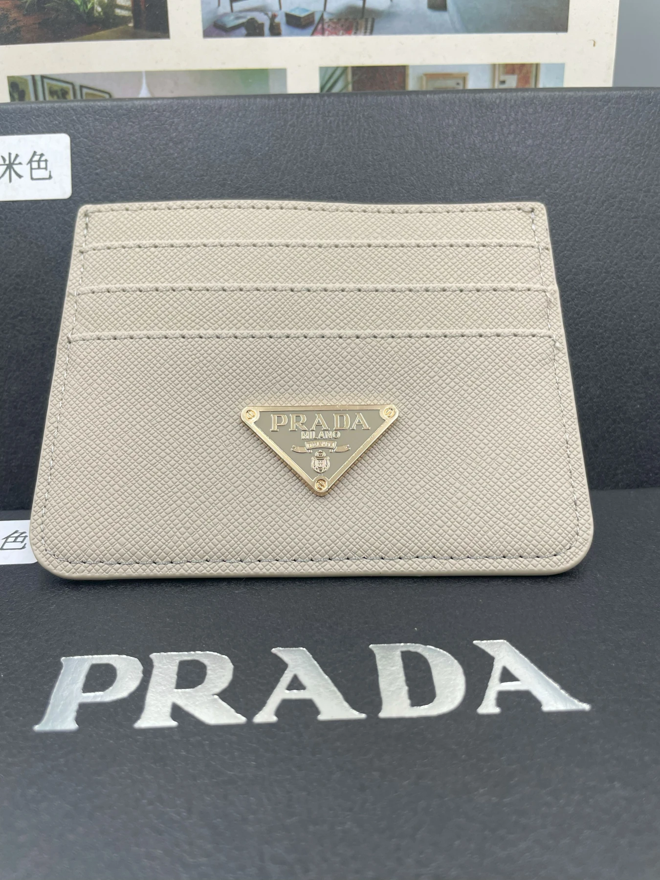 PRADA SAFFIANO leather card holder(A Grade Copy)