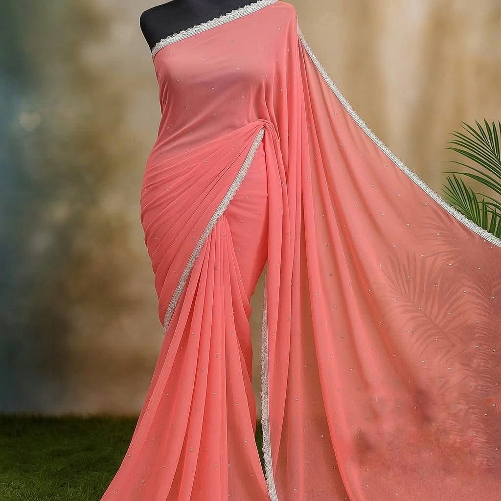 soft Georgette sharee