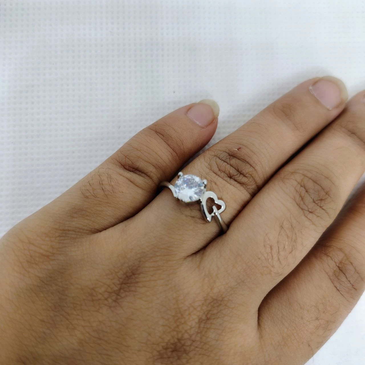 Heart Knot Adjustable Ring