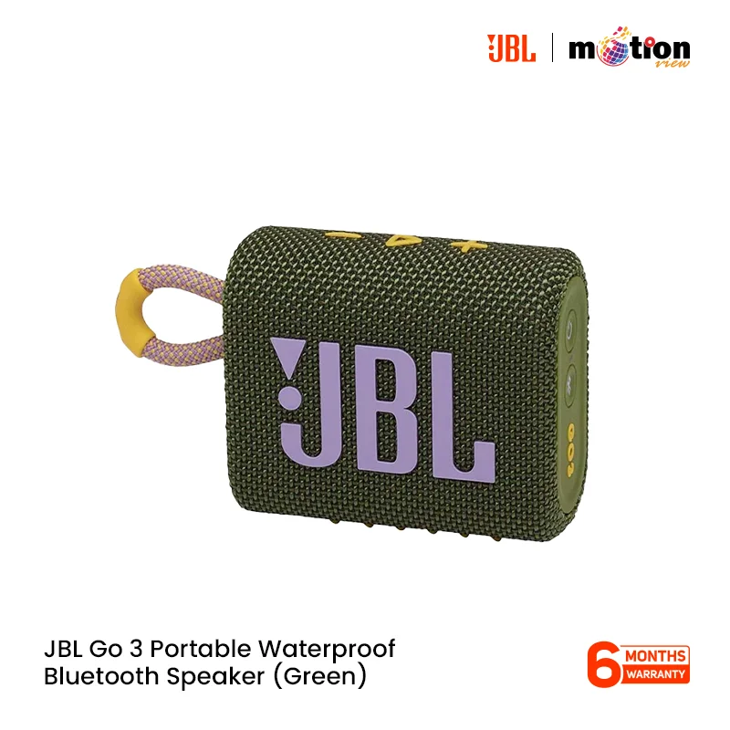 JBL Go 3 Portable Waterproof Bluetooth Speaker