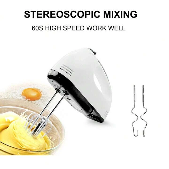 Scarlet 7 SPEED Portable High Grade Hand Mixer, Egg Beater, Egg Cake/Cream Mixer -10