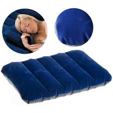 Air Abstract Travel Pillow Pack of 1 Colour Only Blue