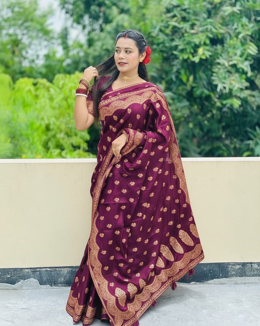 Japani Silk Sharee with Blouse Piece