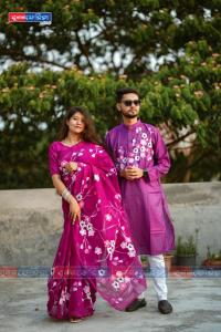 কাপল ড্রেস Couple Saree Sets