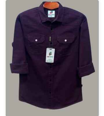 Fashionable casual shirt for men(purple)