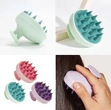 1pcs Silicone Hair Shampoo Brush Mini Scalp Massager