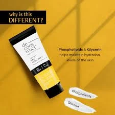 Deconstruct Face Gel Sunscreen SPF 55 + and PA+++ 50gm | Gel based sunscreen for oily, combination skin, normal skin | Broad spectrum sunscreen, No White Cast, Lightweight