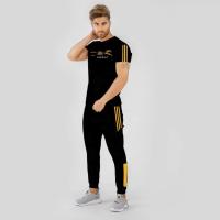 Sportswear Casual O-neck T-shirts + Pants Tracksuit Set