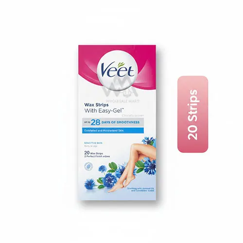 Veet Leg To Wax Strips 20Pk