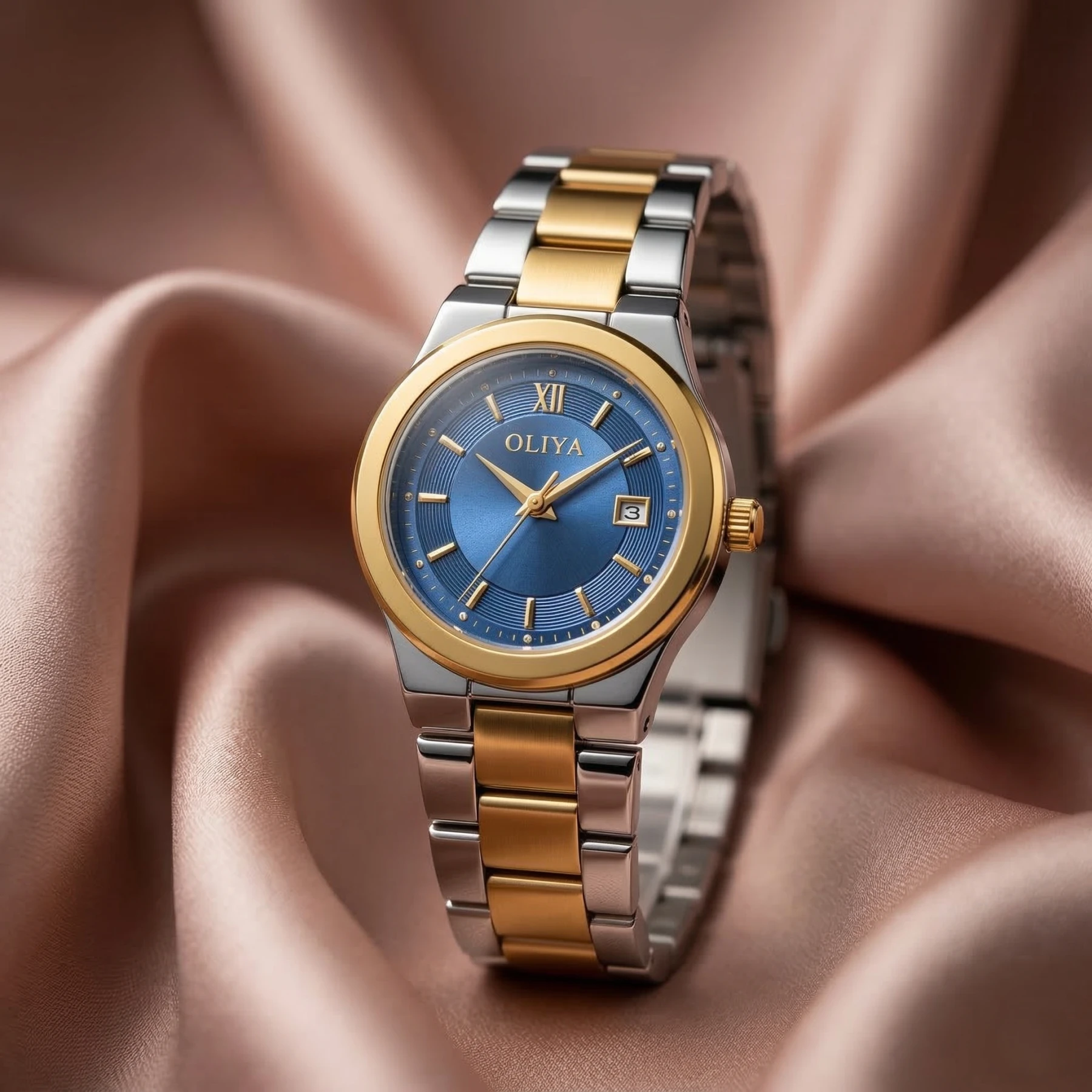 OLIYA Luxury Trendy Elegant Design Men's Watch 100% waterproof