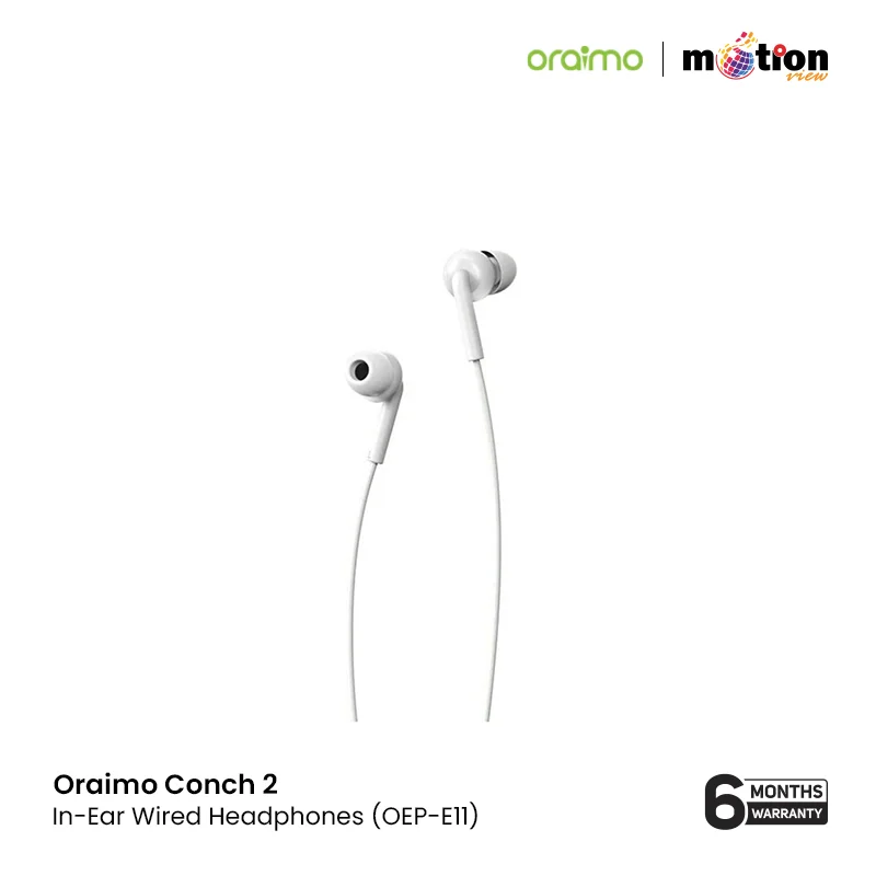 Oraimo Conch 2 In-Ear Wired Headphones (OEP-E11)