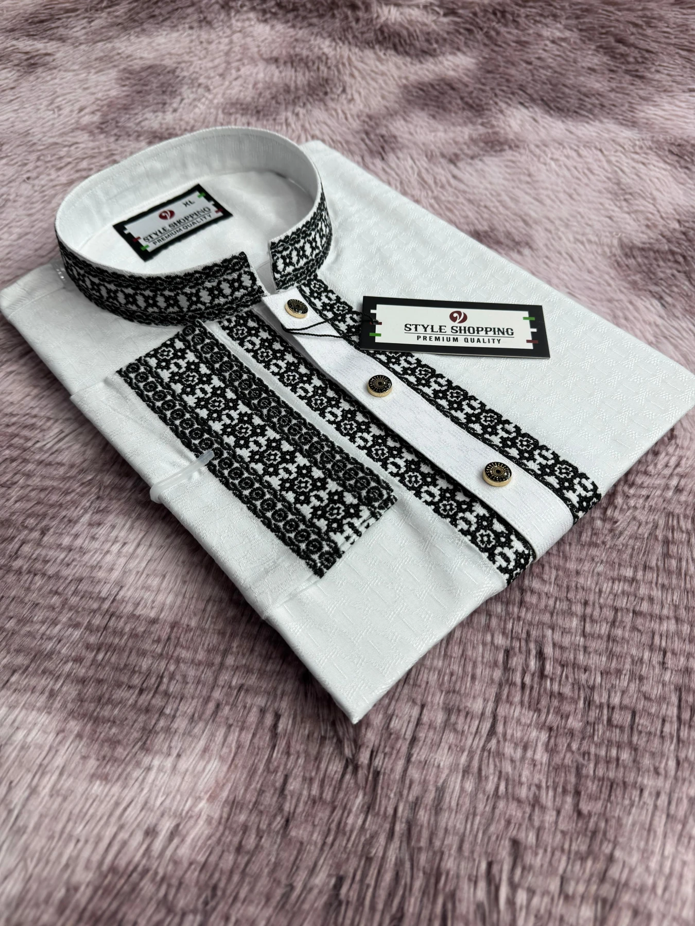 Eid Collection 2026 White Color Embroidery Punjabi