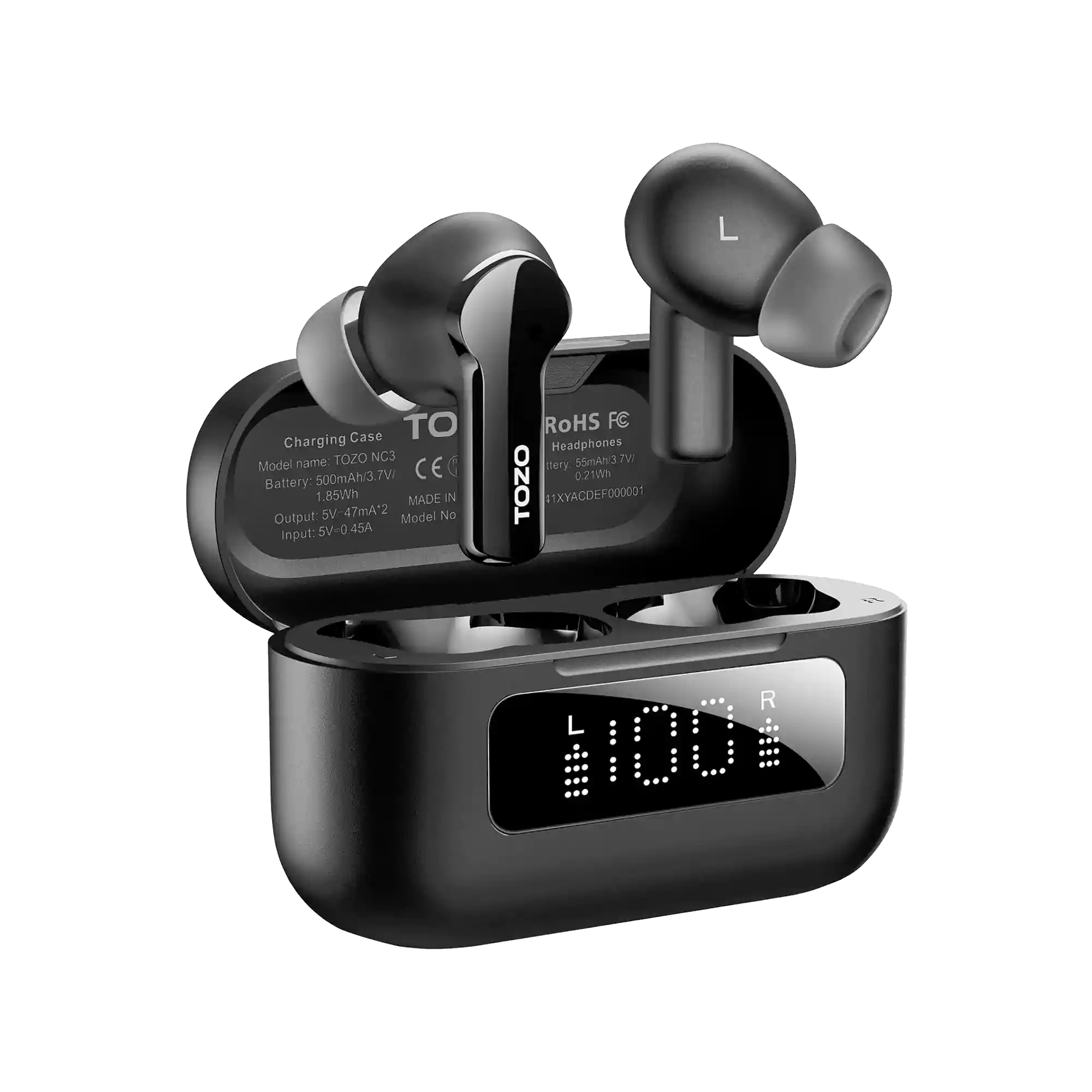 TOZO AeroSound2 Hybrid ANC Wireless Earbuds